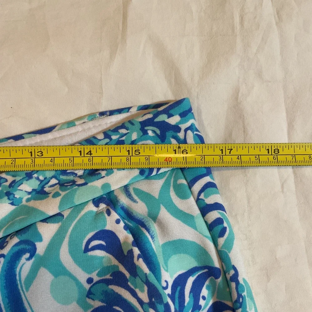 Lilly Pulitzer Callahan Shorts Womens 10‎ Blue Pineapple Print Tropical Preppy